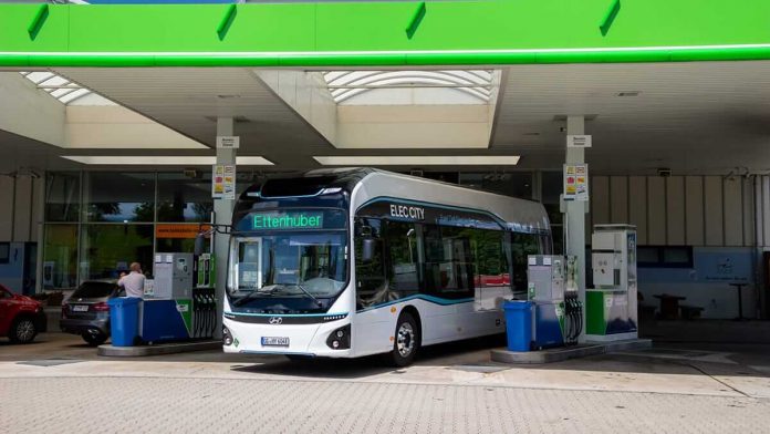 Hyundai test son bus à hydrogène à Munich