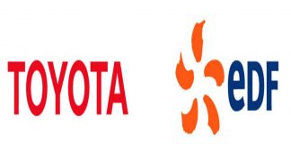 Logo EDF et Toyota