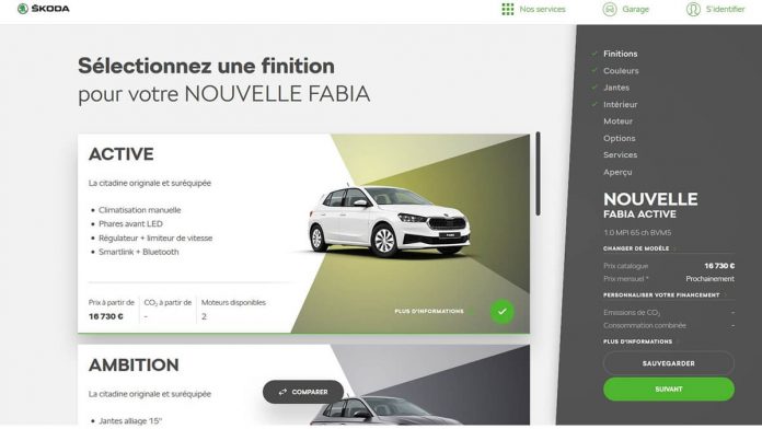 prix nouvelle skoda fabia 2021