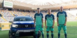 Dacia Duster facelift 2021 à la Dacia Arena en Italie