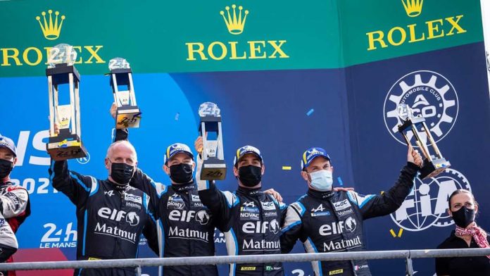 Alpine Podium 24H Le Mans 2021