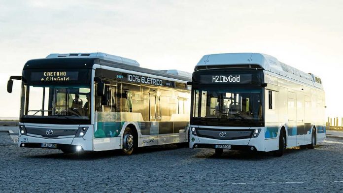 Toyota lance le co-marquage de bus zéro émission avec CaetanoBus