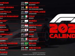 Calendrier F1 2022