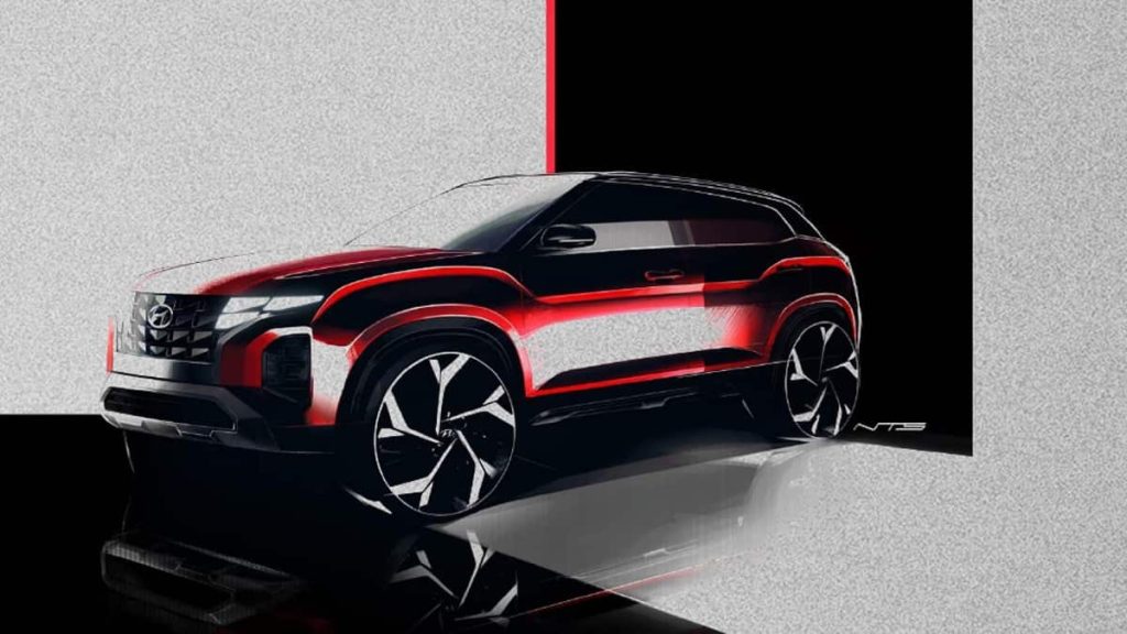 Hyundai Creta Facelift 2022 - Teaser