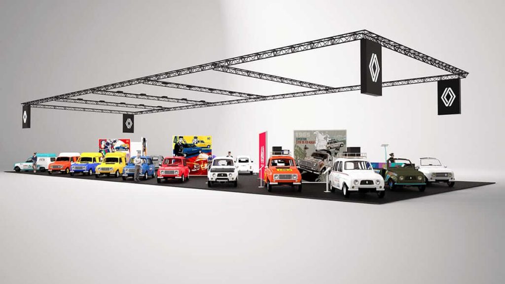 2021 - Salon EpoquAuto - Stand Renault - Renault 4