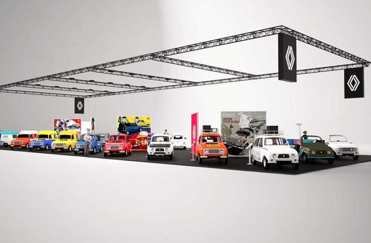 2021 - Salon EpoquAuto - Stand Renault - Renault 4
