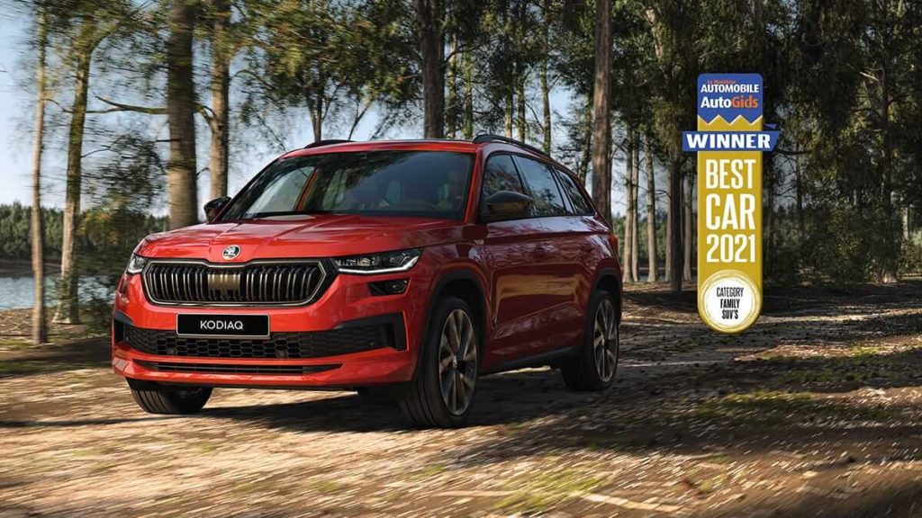 Le Moniteur Automobile couronne le ŠKODA KODIAQ comme _meilleur SUV familial_