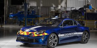 Dévoilement des nouvelles Alpine A110 Gendarmerie Nationale Alpine A110 Gendarmerie