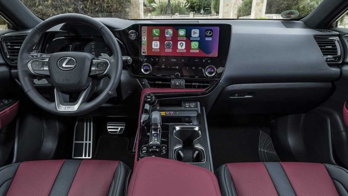 Lexus NX 2022- cockpit Tazuna