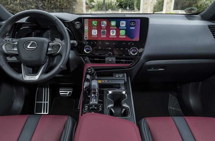 Lexus NX 2022- cockpit Tazuna