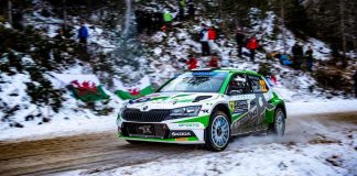 Rallye Monte-Carlo : nouvelle victoire en WRC2 pour Andreas Mikkelsen au volant de la SKODA FABIA Rally2evo