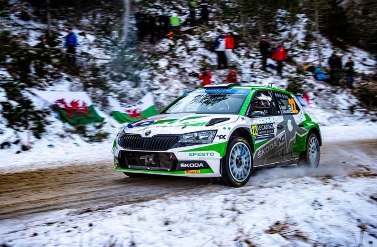 Rallye Monte-Carlo : nouvelle victoire en WRC2 pour Andreas Mikkelsen au volant de la SKODA FABIA Rally2evo