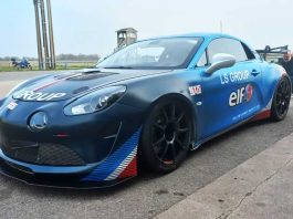 AUTOSPORT GP ALPINE A110 GT4 tests Lurcy