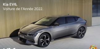 Kia EV6 Voiture de l'annee 2022