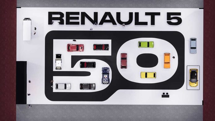 Renault celebre le 50e anniversaire de Renault 5 au Salon Retromobile