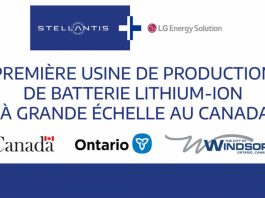 Stellantis et LG Energy Solution vont construire la première usine de production de batteries lithium-ion à grande échelle au Canada