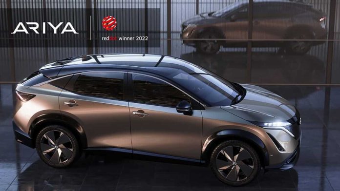 Nissan Ariya -- Red dot Awards