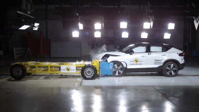 Volvo C40 Recharge - tests Euro NCAP