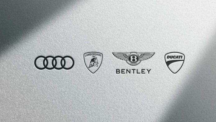 Logo Audi Lamborghini Bentley et Ducati