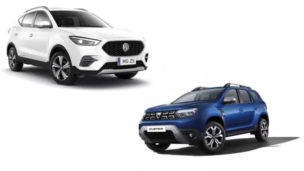 MG ZS vs Dacia Duster