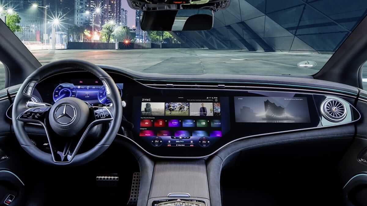 Mercedes-Benz erfindet mit ZYNC das Unterhaltungserlebnis im Auto neu