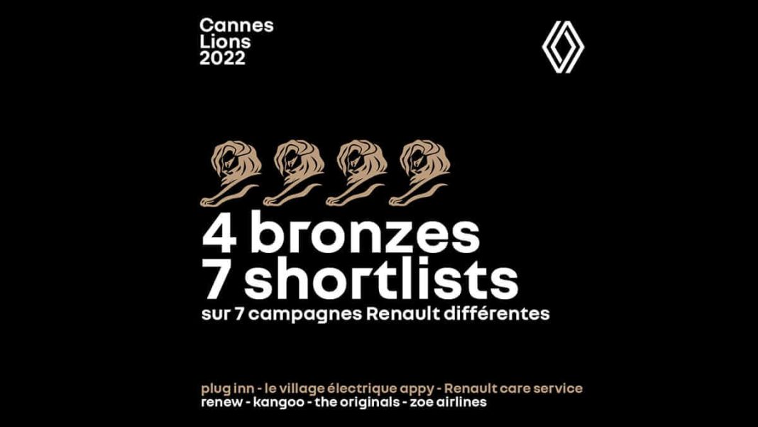 Renault se démarque aux Cannes Lions 2022