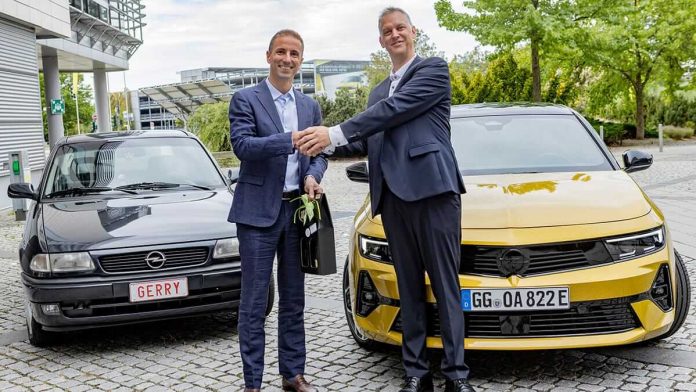 Une Opel Astra F avec plus de 1 000 000 kilomètres au compteur