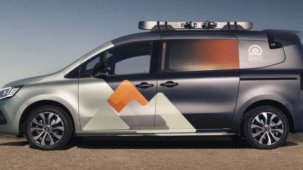 Renault kangoo Hippie Caviar Motel : un nouveau camping-car électrique Renault kangoo Hippie Caviar Motel