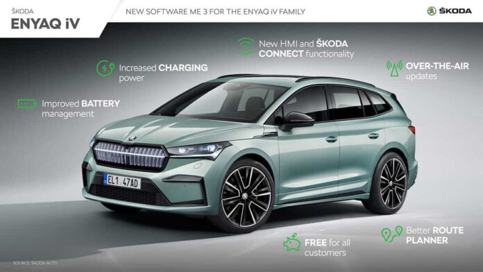 Skoda Enyaq infotainment
