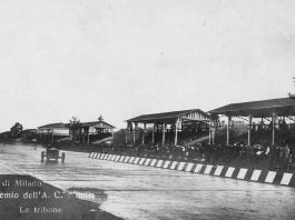 Centenaire du circuit de Monza - FIAT reçoit un prix pour sa victoire lors du premier Grand Prix d'Italie disputé sur le circuit