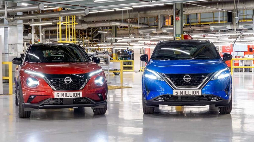 Nissan électrifie tous ses modèles construits au Royaume-Uni Nissan qashqai - Nissan Juke