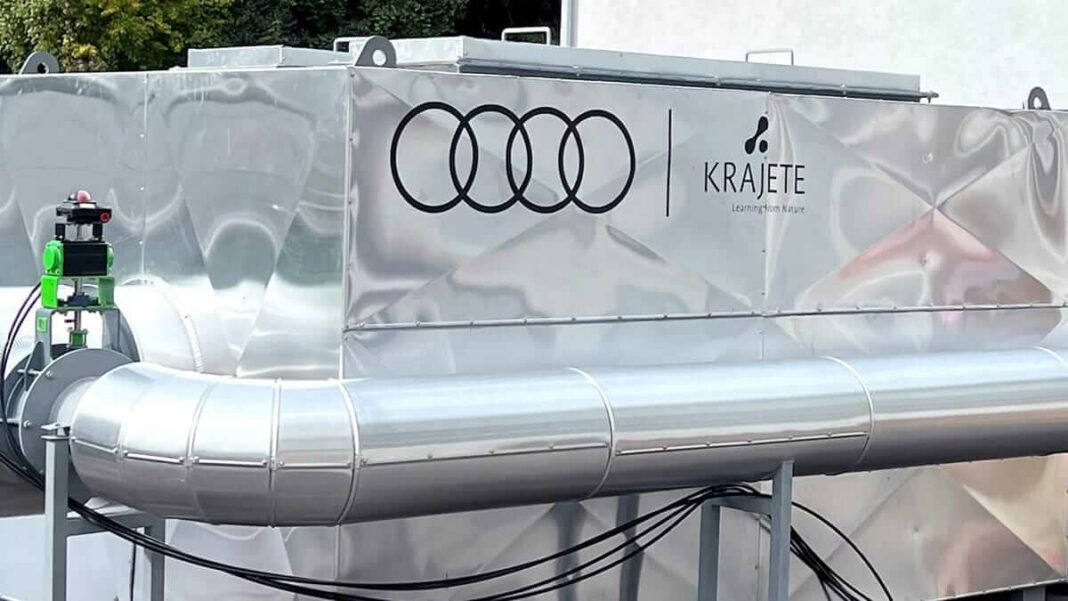 Audi et Krajete filtrent le CO2 de l’air