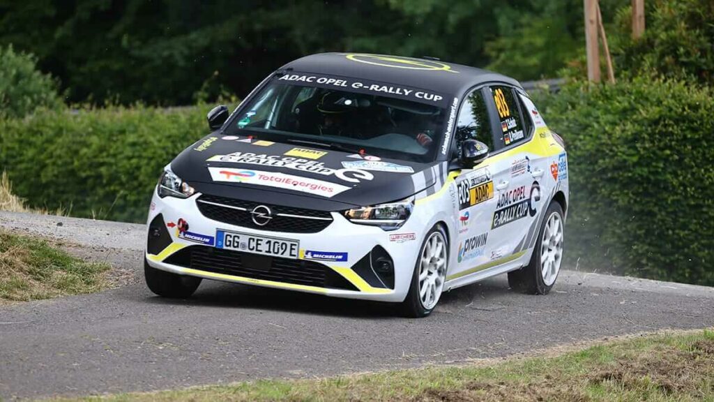 L’Opel Corsa-e Rallye au Castellet pour les Motorsport Games de la FIA Opel Corsa-e Rallye