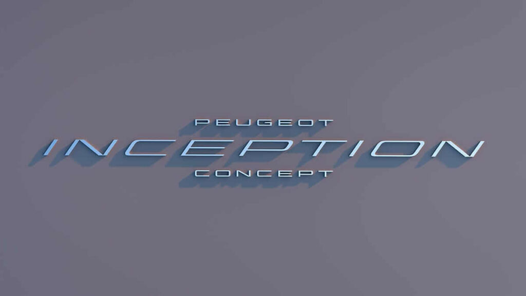 PEUGEOT INCEPTION Concept : la Vision de PEUGEOT pour la future génération de voitures électriques Peugeot Inception Concept
