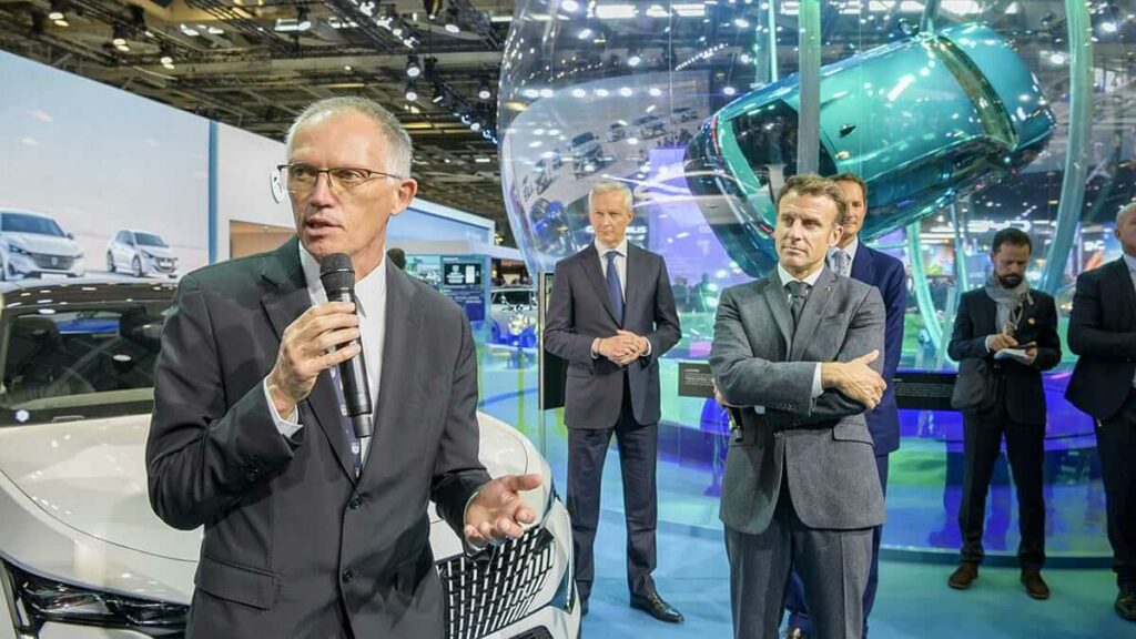 Stellantis_Carlos Tavares_Emmanuel Macron