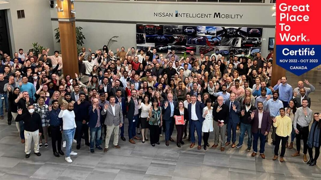 Nissan Canada-Great Place to Work 2022