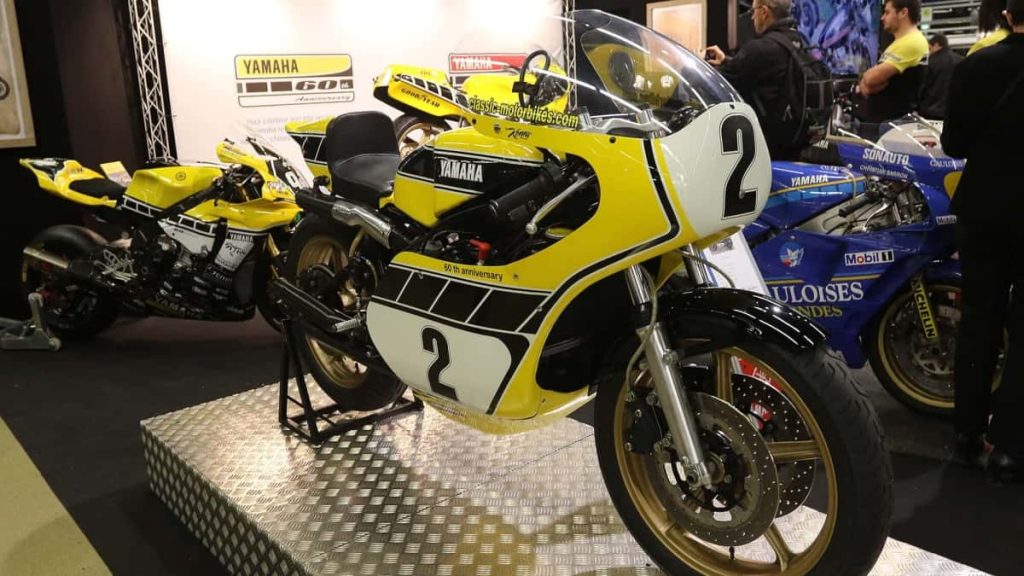 Yamaha au salon Moto Légende