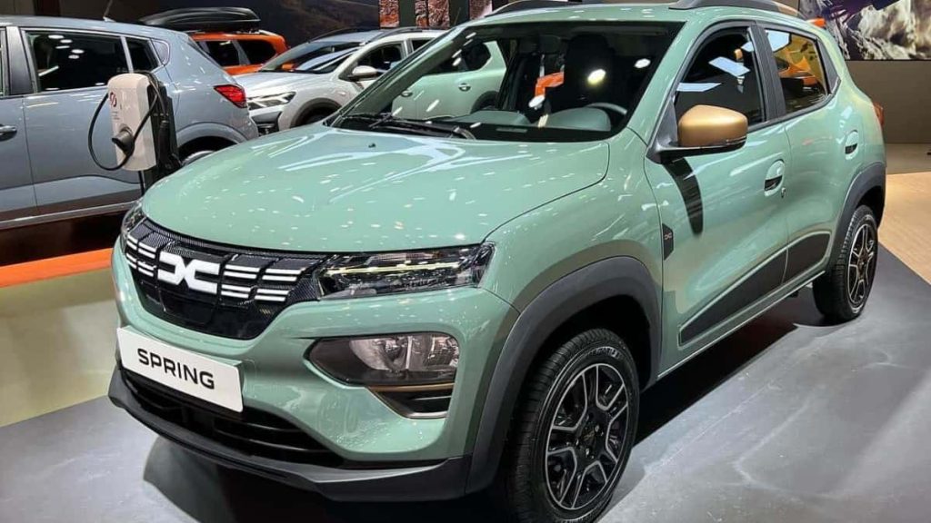 Dacia Spring 2023 - crédit image Motors Actu