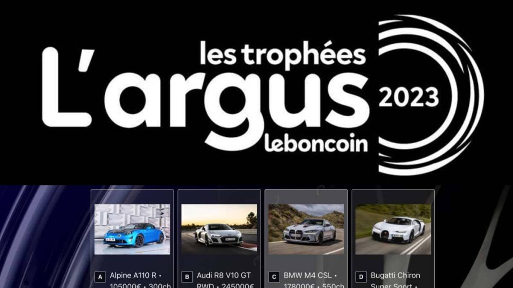 Trophées de L’argus 2023 : Le prix du « Véhicule Premium » intègre Les Trophées trophées l'argus 2023