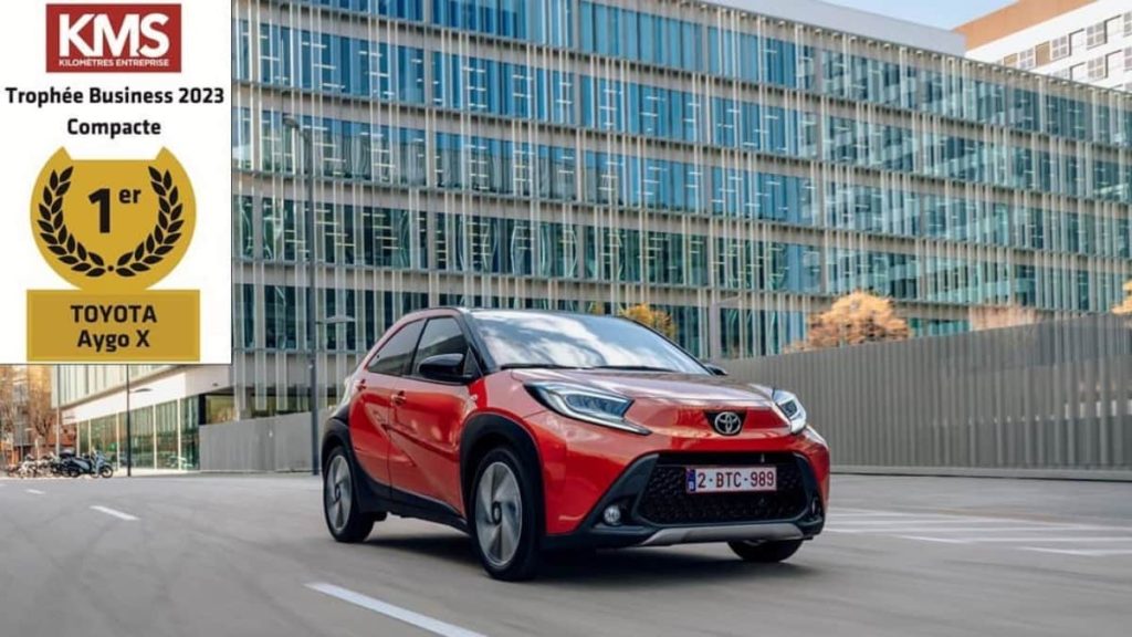 Toyota Aygo X élue ‘Compacte Business’ de l’année 2023 Toyota Aygo X
