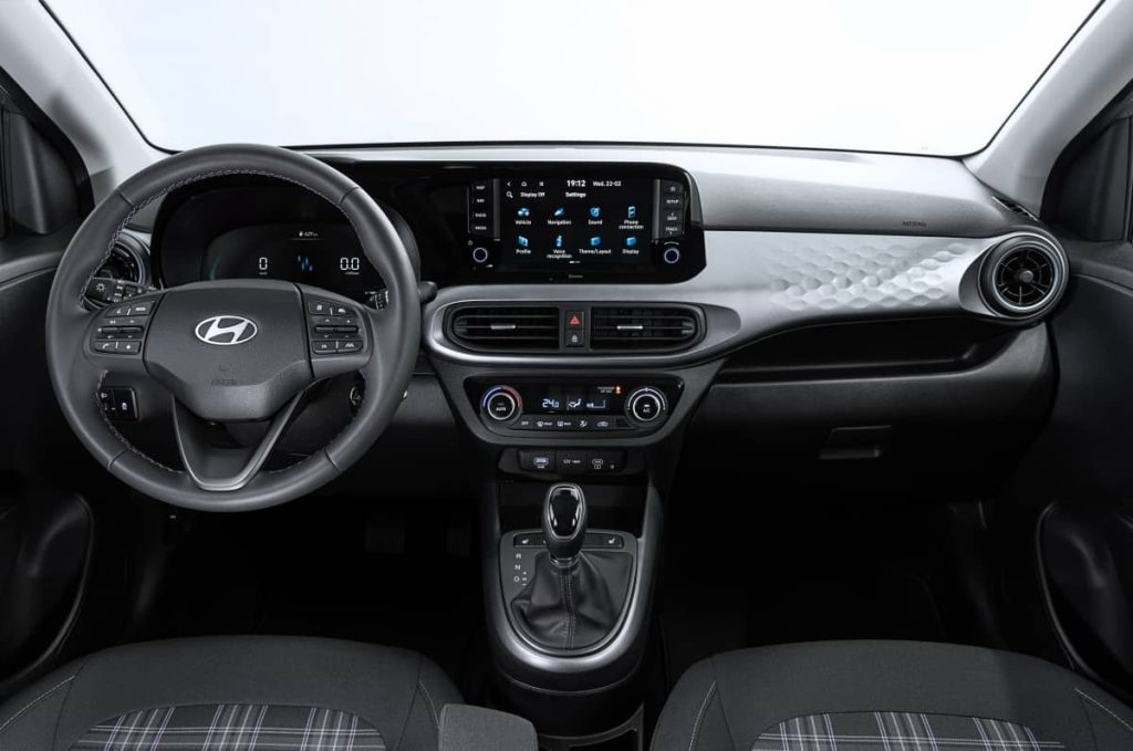 Nouvelle Hyundai i10 2023- interieur