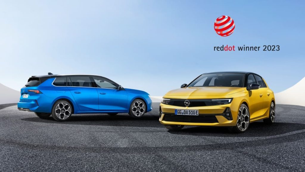 L’Opel Astra remporte le Red Dot Award 2023 Opel Astra remporte le Red Dot Award 2023