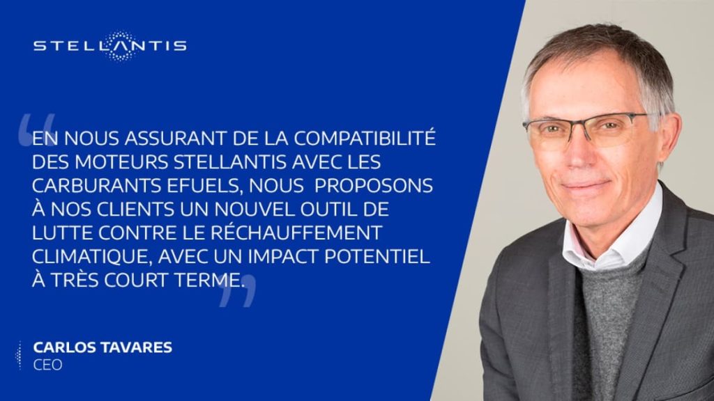 Stellantis finalise ses tests eFuel réalisés sur 28 familles de moteurs afin de soutenir la décarbonation de sa flotte de véhicules thermiques en circulation Stellantis finalise ses tests eFuel réalisés sur 28 familles de moteurs afin de soutenir la décarbonation de sa flotte de véhicules thermiques en circulation