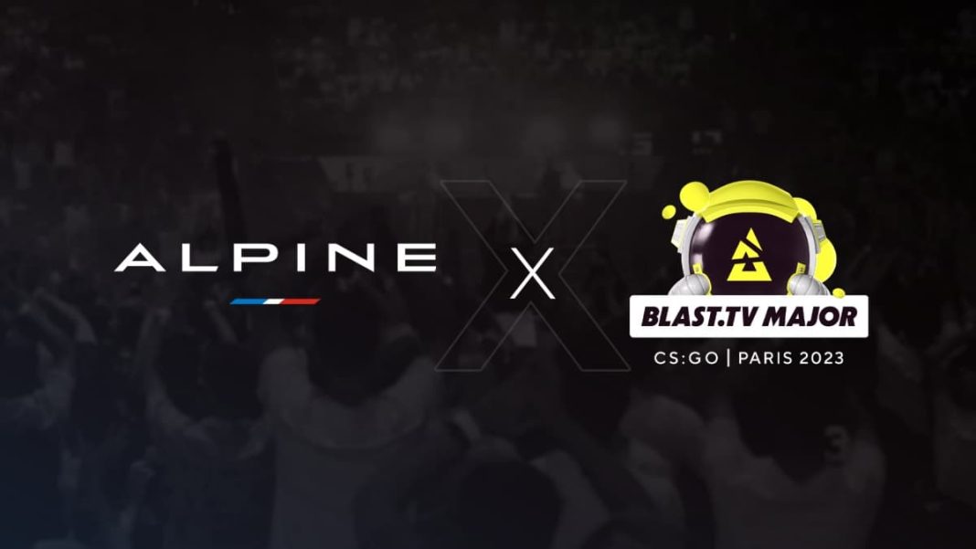Partenariat Alpine X BlastTv Paris Major 2023