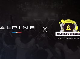 Partenariat Alpine X BlastTv Paris Major 2023