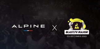 Partenariat Alpine X BlastTv Paris Major 2023