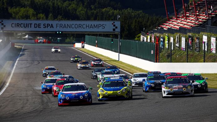 Alpine Elf Europa Cup, Geraci et Favre dictent le tempo à Spa-Francorchamps