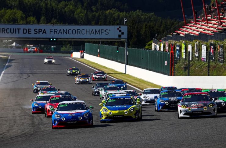 Alpine Elf Europa Cup, Geraci et Favre dictent le tempo à Spa-Francorchamps