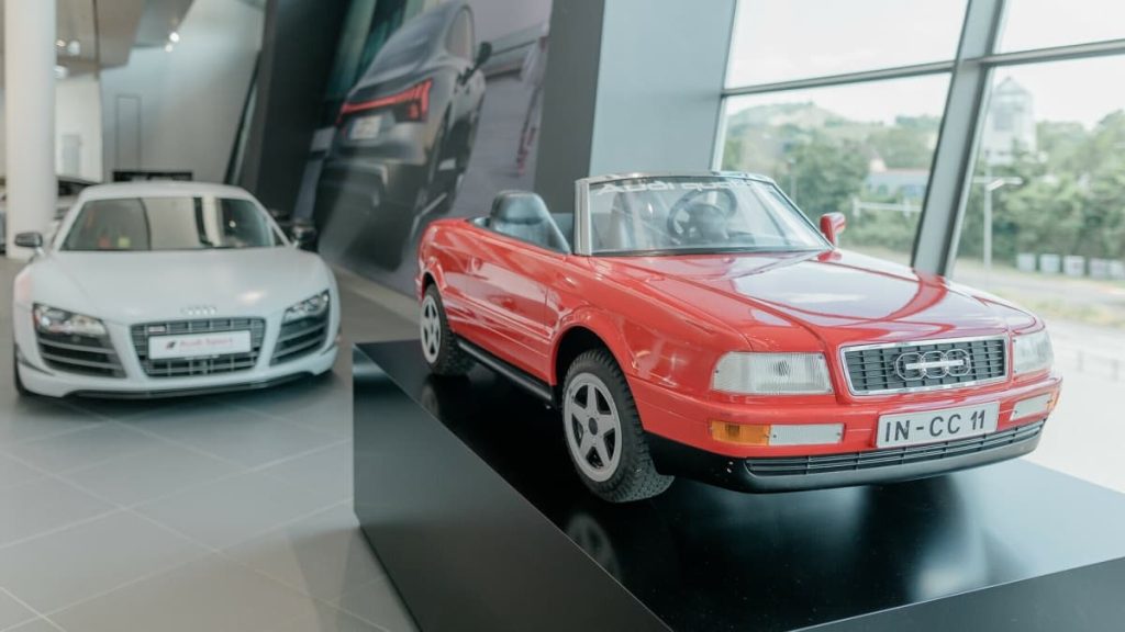 Audi 150 ans d'Innovation. Wagemut. Transformation