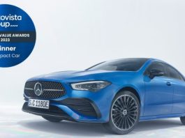 Le prix de la valeur résiduelle de la voiture compacte Autovista Group 2023 est décerné au Mercedes-Benz CLA